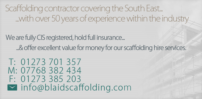 Scaffolding Contractors in Hove, Sussex